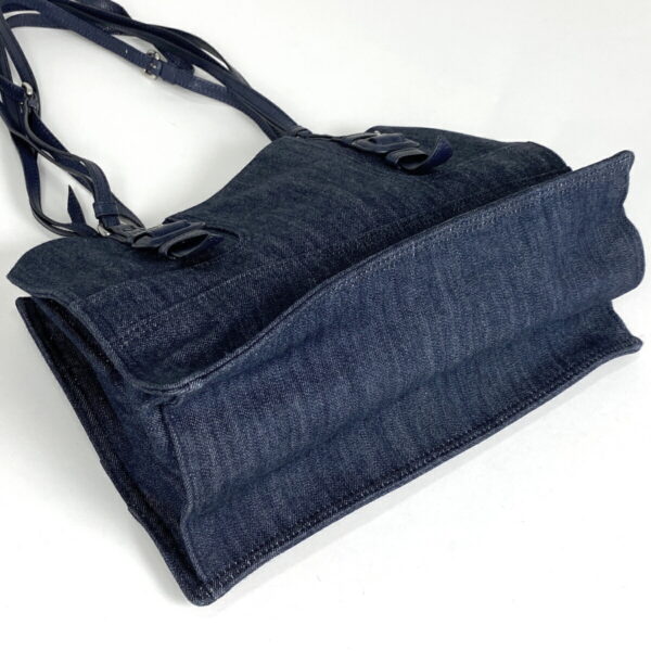 1000074788384 12 PRADA Tote Bag 2WAY Denim Blue