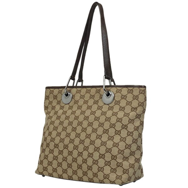 1000074850685 11 Gucci GG Pattern Tote Bag GG Canvas Beige Brown