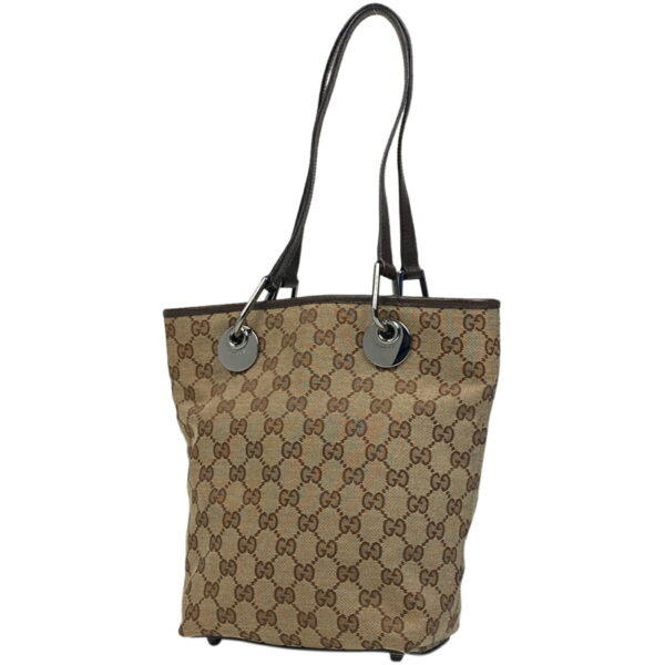 1000074856168 11 Gucci GG Pattern Tote Bag GG Canvas Beige Brown