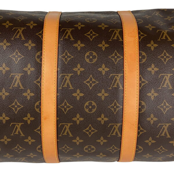 1000075043925 12 Louis Vuitton Keepall 50 Bag Monogram Brown