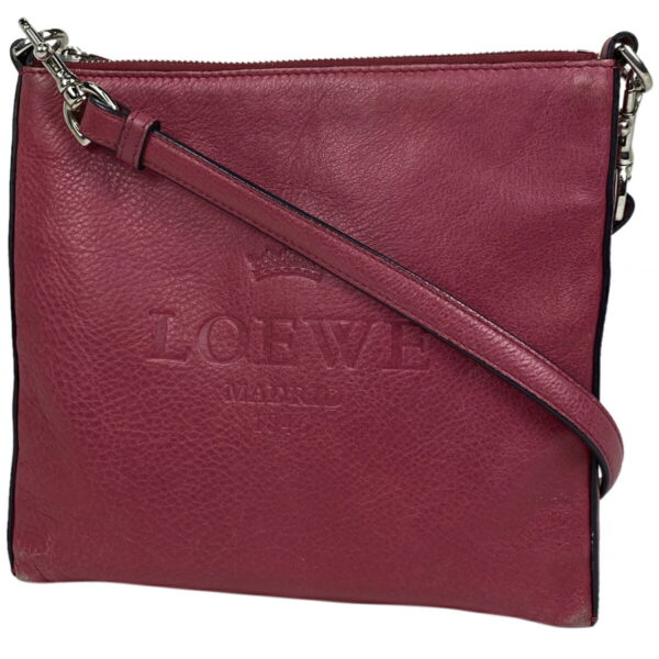 1000075058103 11 Loewe Crossbody Shoulder Bag Leather Pink