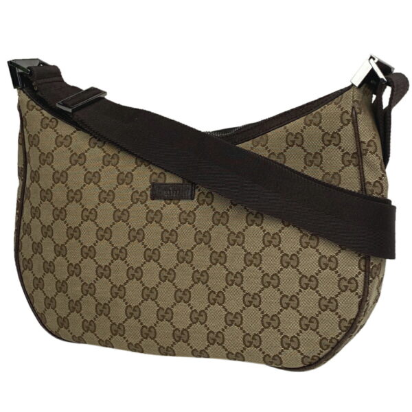 1000075155079 11 Gucci GG Pattern Shoulder Bag GG Canvas Brown