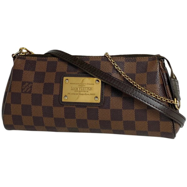 1000075595813 11 Louis Vuitton Eva 2WAY Crossbody Handbag Damier Brown