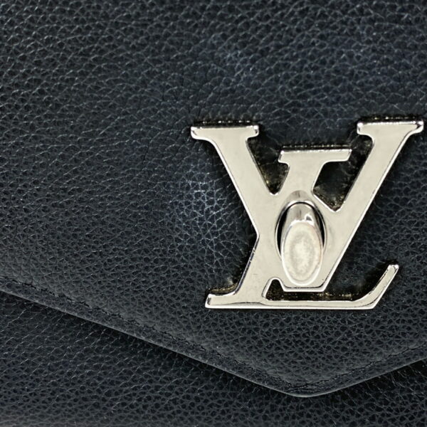 1000075604652 18 Louis Vuitton My Lock Me Chain Shoulder Bag Leather Noir Black