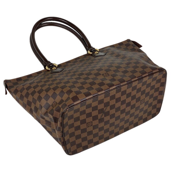 1000075678356 12 Louis Vuitton Saleya MM Tote Bag Damier Brown