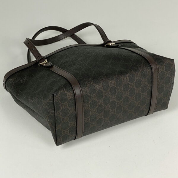 1000075748363 12 Gucci GG Pattern Tote Bag Canvas Brown