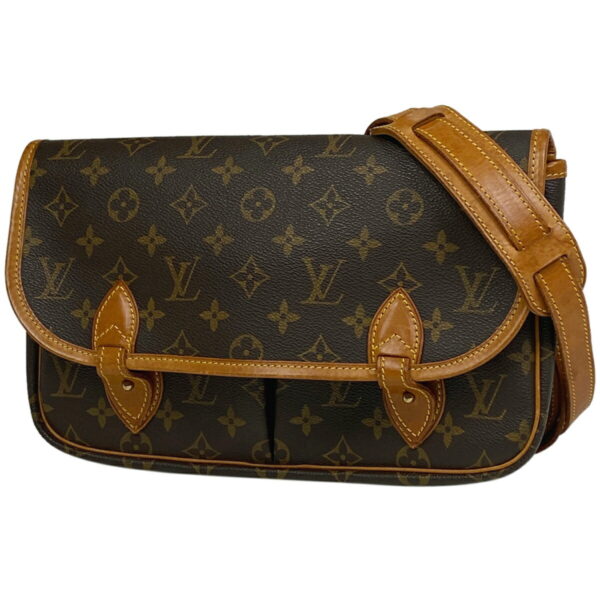 1000075941283 11 Louis Vuitton Gibessière MM Shoulder Bag Monogram Brown