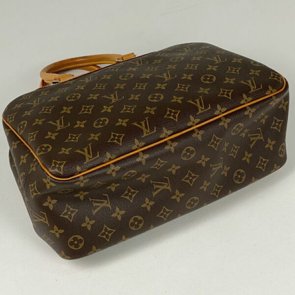 1000076039880 12 Louis Vuitton Deauville Bowling Vanity Bag Monogram Brown