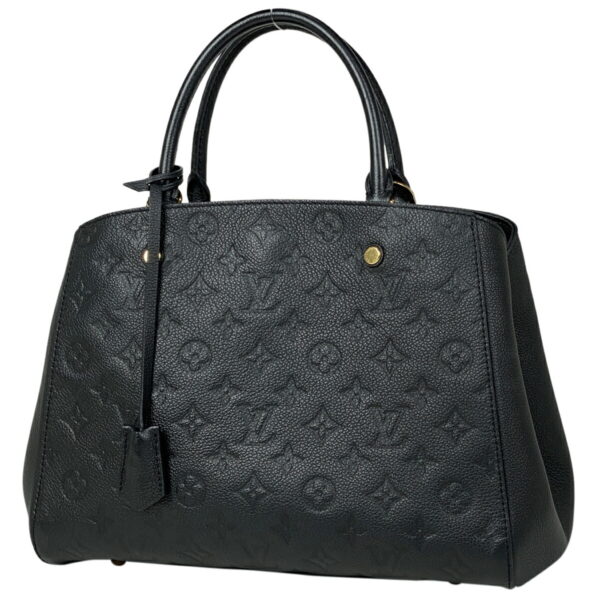 1000076113504 11 Louis Vuitton Montaigne MM Empreinte Noir Black