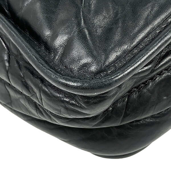 1000076119964 13 Chanel Shoulder Bag Leather Black