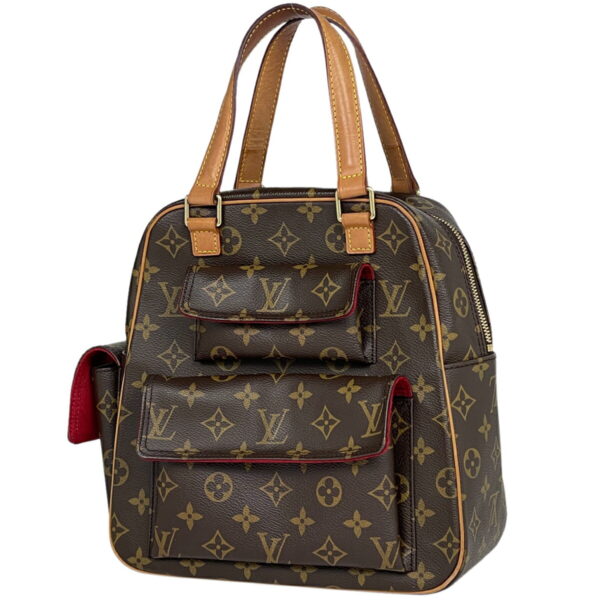 1000076120762 11 Louis Vuitton Cité Handbag Monogram Brown