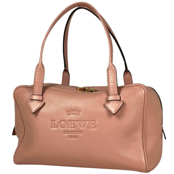 1000076137838 11 Loewe Heritage Mini Bag Leather Pink