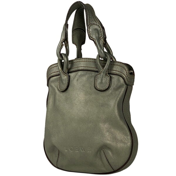 1000076143846 11 Loewe 2Way Shoulder Bag Leather Green