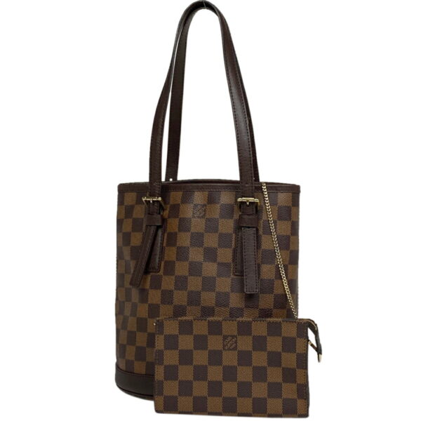 1000076143884 11 Louis Vuitton Male Bucket Tote Bag Damier Brown