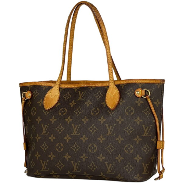 1000076156082 11 Louis Vuitton Neverfull PM Shopping Tote Bag Monogram Brown