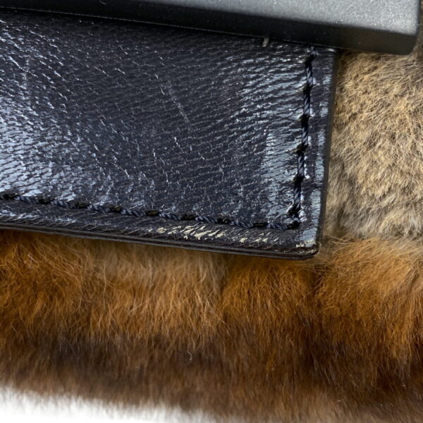 1000076156594 13 FENDI Zucca Mamma Bucket Handbag Fur Brown