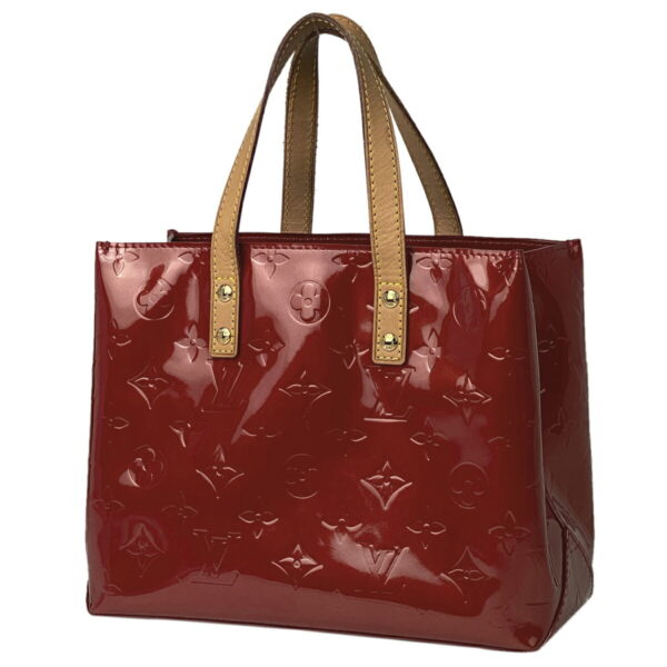 1000076183002 11 Louis Vuitton Lead PM Tote Bag Patent Vernis Pomme dAmour Red