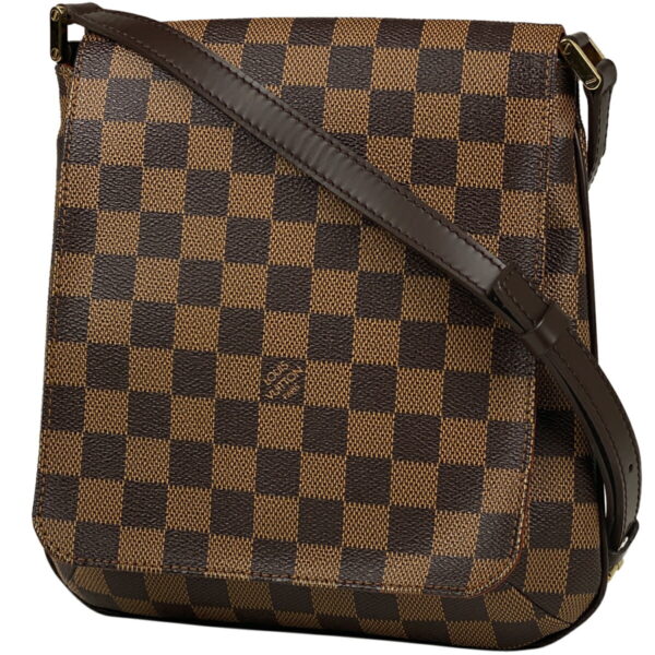 1000076205193 11 Louis Vuitton Musette Salsa Long Crossbody Bag Damier Brown