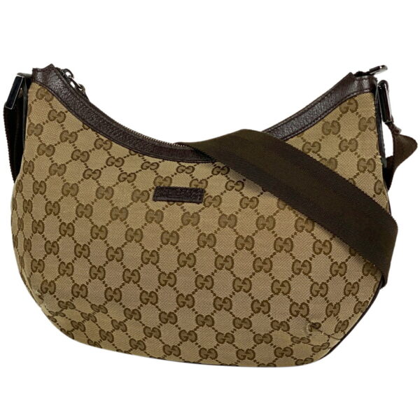 1000076280770 11 Gucci GG Pattern Shoulder Bag GG Canvas Brown