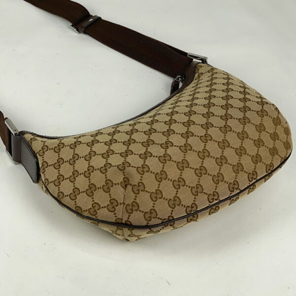 1000076280770 12 Gucci GG Pattern Shoulder Bag GG Canvas Brown