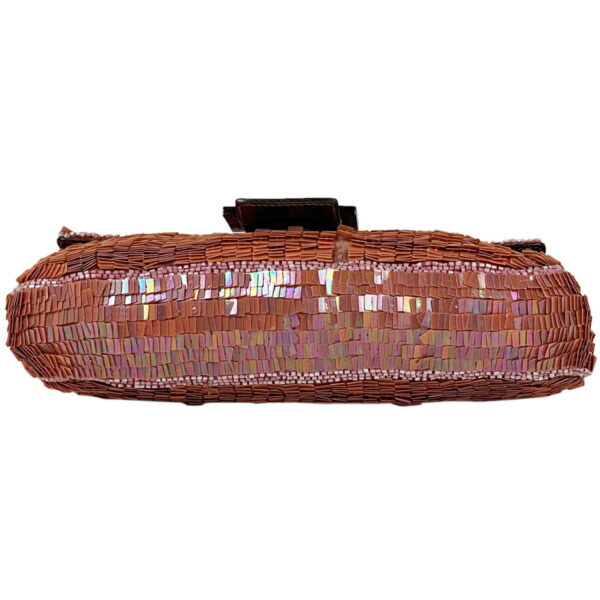 1000076692924 14 FENDI Zucca Mamma Bucket Sequin Leather Pink