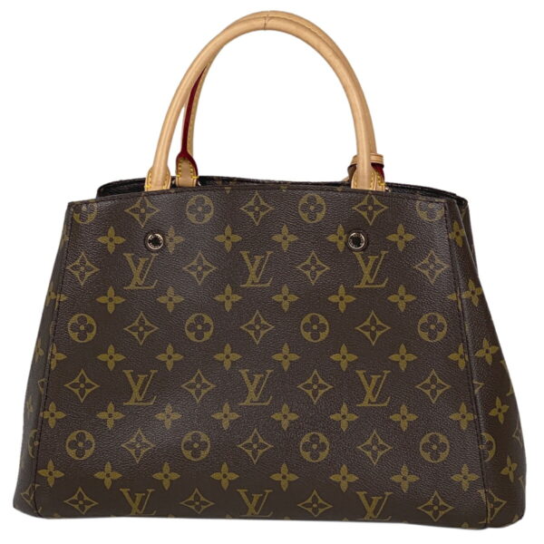 1000076701695 13 Louis Vuitton Montaigne MM 2WAY Shoulder Bag Monogram Brown