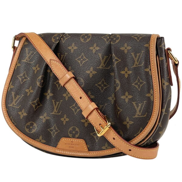 1000076715913 11 Louis Vuitton Menilmontant Crossbody Shoulder Bag Monogram Brown