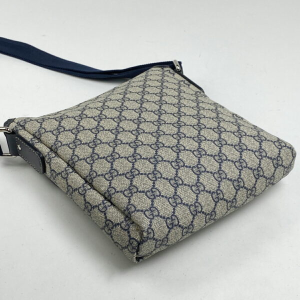 1000076717726 12 Gucci GG Pattern Shoulder Bag Canvas Navy