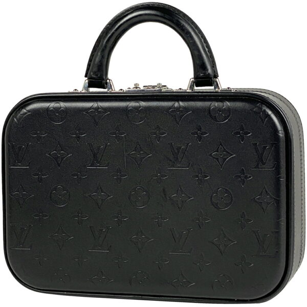 1000077459717 11 Louis Vuitton Valisette PM Mini Trunk Monogram Glace Leather Noir Black