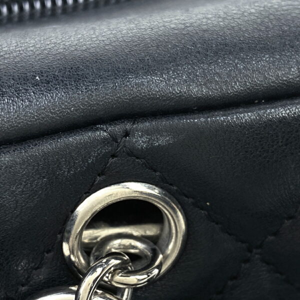 1000078144506 16 Chanel Cambon Line Mini Bowling Bag Leather Black