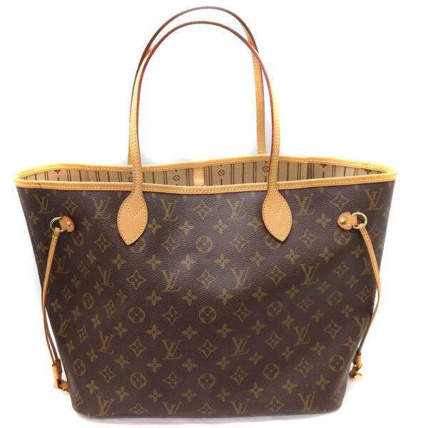 10003 1 Louis Vuitton Neverfull MM Tote Bag Canvas Brown