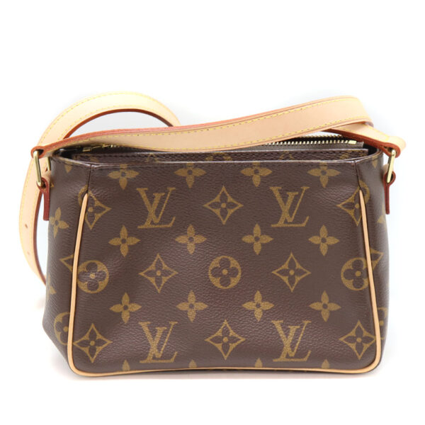 10057 2 Louis Vuitton Viva Cite PM Shoulder Bag Canvas Brown