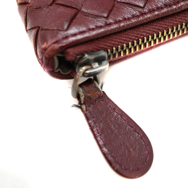 10223 10 Bottega Veneta Clutch Bag Leather Bordeaux