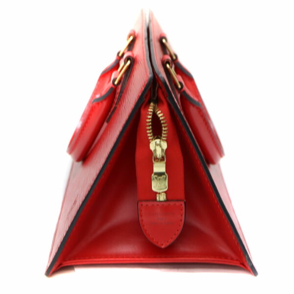 10250 4 Louis Vuitton Sac Triangle Handbag Leather Red