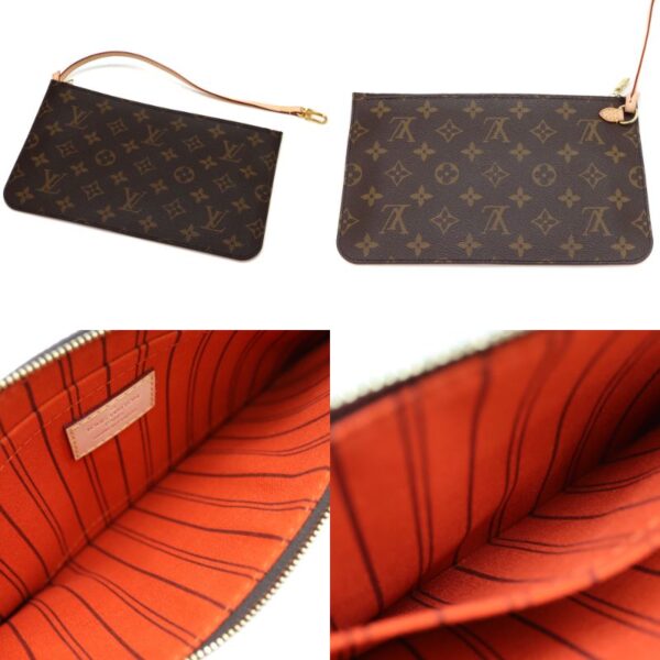 10291 10 Louis Vuitton Neverfull MM Tote Bag Canvas Brown