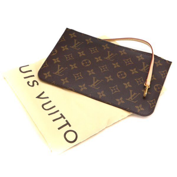 10291 11 Louis Vuitton Neverfull MM Tote Bag Canvas Brown