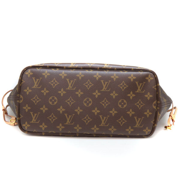 10291 5 Louis Vuitton Neverfull MM Tote Bag Canvas Brown