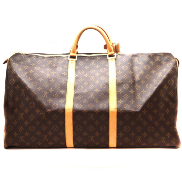 10292 2 Louis Vuitton Keepall 60 Bag Monogram Canvas