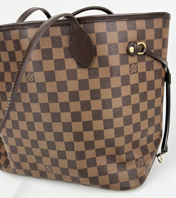 10337 3 Louis Vuitton Neverfull MM Tote Bag Ebene Canvas