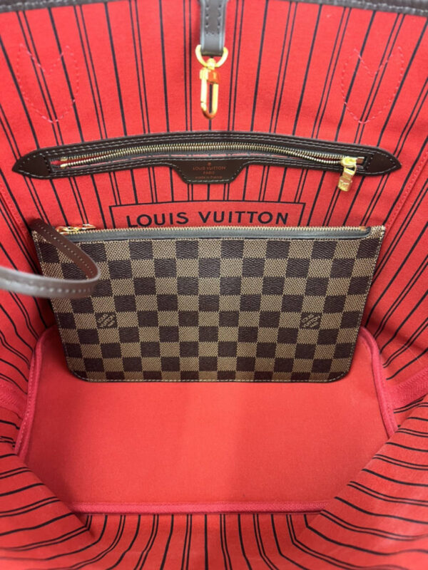 10337 4 Louis Vuitton Neverfull MM Tote Bag Ebene Canvas