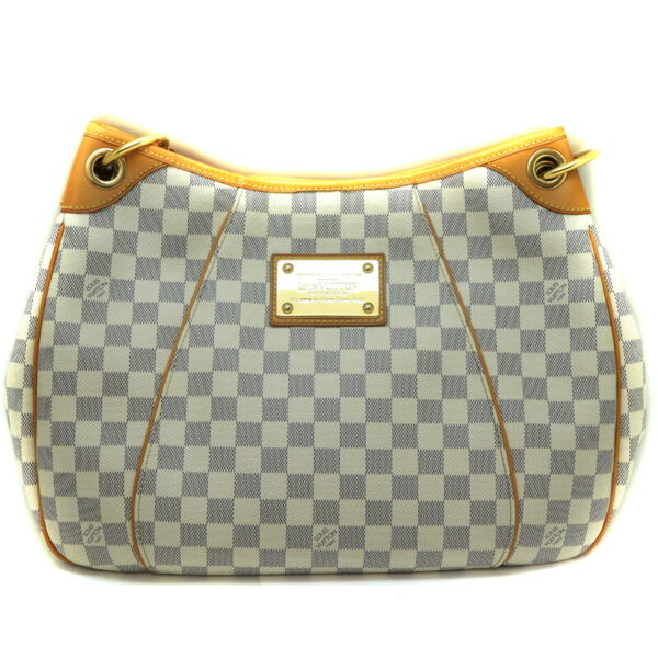 1036 1 Louis Vuitton Galliera PM One Handle Bag Damier Canvas White