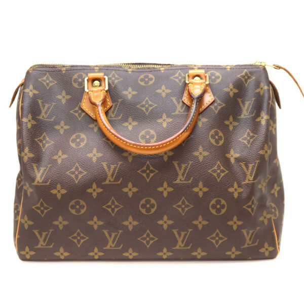 10754 1 Louis Vuitton Speedy 30 Handbag Canvas Brown