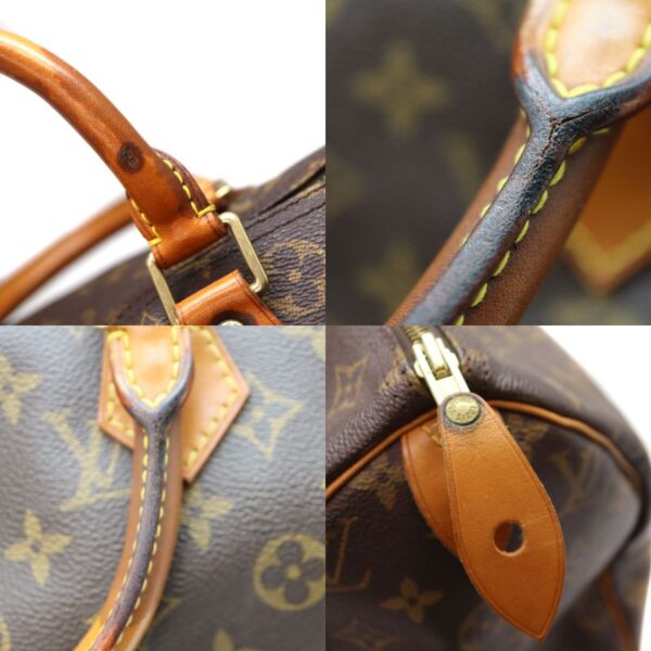 10754 11 Louis Vuitton Speedy 30 Handbag Canvas Brown