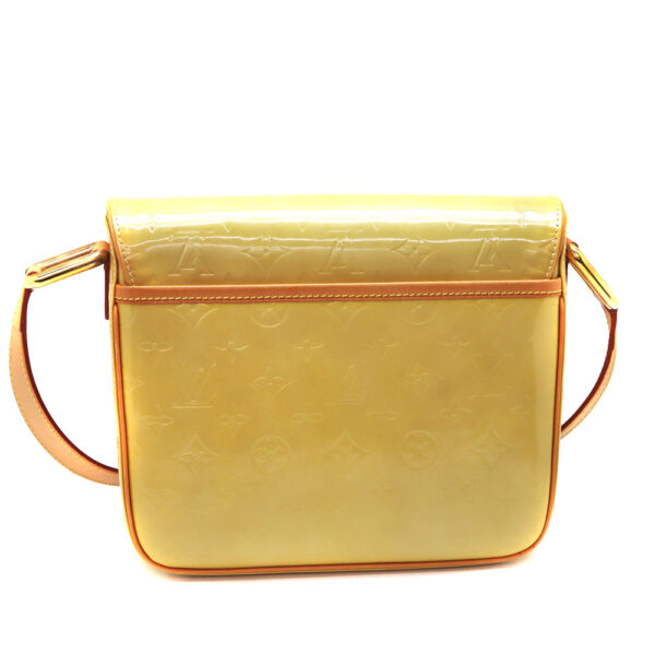 1078 2 Louis Vuitton Christie GM Vernis Shoulder Bag Yellow