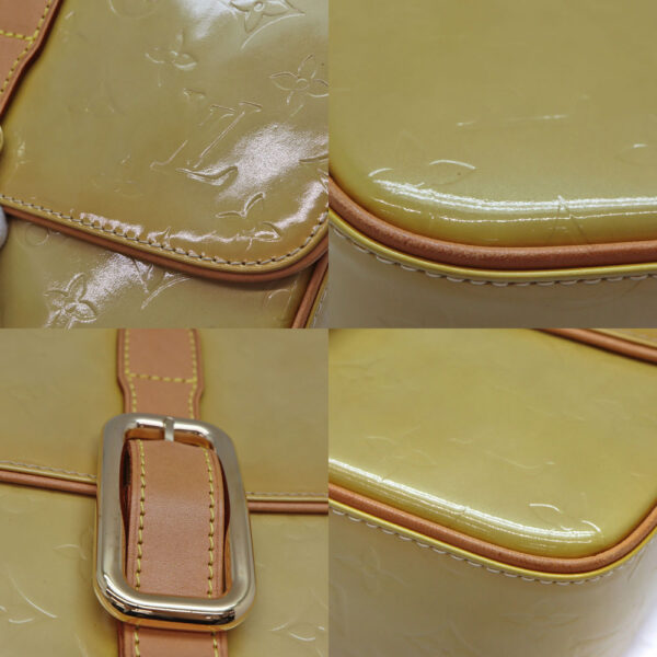 1078 6 Louis Vuitton Christie GM Vernis Shoulder Bag Yellow