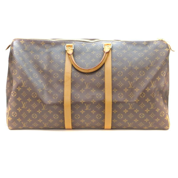 10786 2 Louis Vuitton Keepall 60 Bag Monogram Canvas