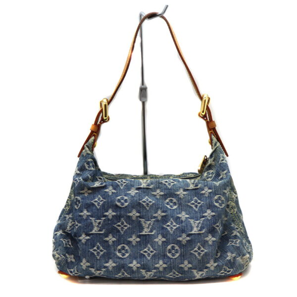 10792 2 Louis Vuitton Baggy PM Shoulder Bag Monogram Denim Blue