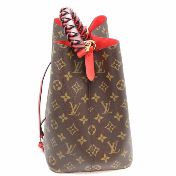 10871 3 Louis Vuitton Neo Noe 2Way Bag Canvas Red