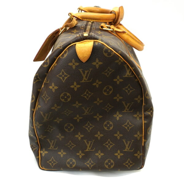 11355 2 Louis Vuitton Keepall 50 Monogram Bag Brown