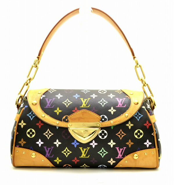 11360970 Louis Vuitton Multicolor Beverly MM Handbag Noir